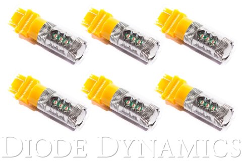Diode Dynamics 3157 LED Bulb XP80 LED - Amber Set of 6