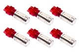 Diode Dynamics 3157 LED Bulb HP11 LED - Red Set of 6 thumbnail 3