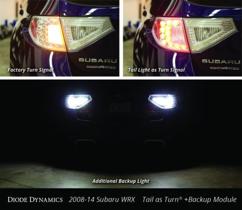 Diode Dynamics 08-14 Subaru WRX/STi Hatchback Tail as Turn +Backup Module (USDM) Stage 1 thumbnail 3