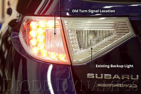 Diode Dynamics 08-14 Subaru WRX/STi Hatchback Tail as Turn +Backup Module (USDM) Stage 1 thumbnail 4