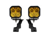Diode Dynamics 16-21 Toyota Tacoma Sport SS3 LED Ditch Light Kit - Yellow Combo thumbnail 1