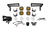 Diode Dynamics 18-21 Jeep JL Wrangler/Gladiator SS3 Cowl LED Bracket Kit - Yellow Sport thumbnail 3