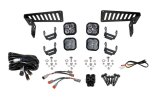 Diode Dynamics 18-21 Jeep JL Wrangler/Gladiator SS3 Cowl LED Bracket Kit - White Pro thumbnail 3