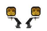 Diode Dynamics 19-21 Ford Ranger Pro SS3 LED Ditch Light Kit - Yellow Combo thumbnail 2