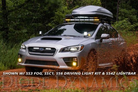 Diode Dynamics 15-21 Subaru WRX/STi Pro Stage Series 2in LED Ditch Light Kit - White Combo thumbnail 5