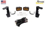 Diode Dynamics 15-21 Subaru WRX/STi Pro Stage Series 2in LED Ditch Light Kit - White Combo thumbnail 8