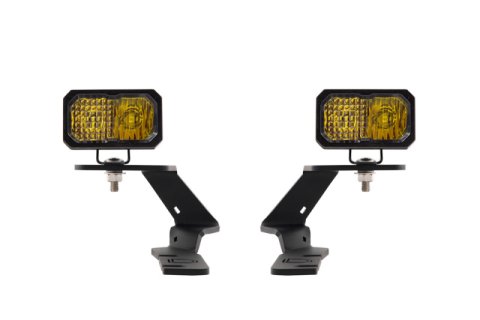 Diode Dynamics 19-21 Ford Ranger Stage Series 2in LED Ditch Light Kit - Yellow Pro Combo thumbnail 2