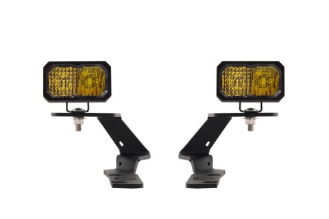 Diode Dynamics 19-21 Ford Ranger Stage Series 2in LED Ditch Light Kit - Yellow Pro Combo thumbnail 3
