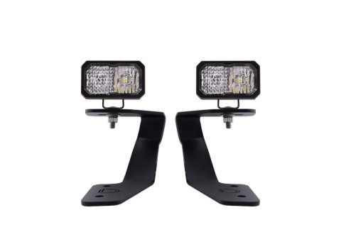 Diode Dynamics 18-21 Subaru Crosstrek Stage Series 2in LED Ditch Light Kit - Pro White Combo thumbnail 2