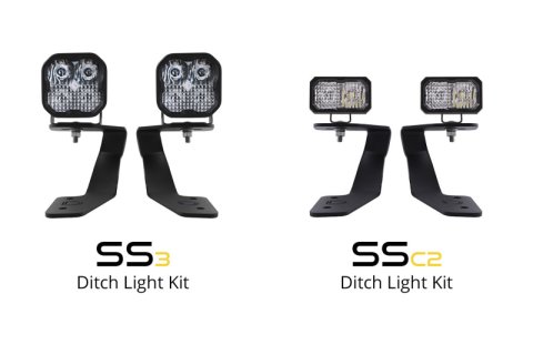 Diode Dynamics 18-21 Subaru Crosstrek Stage Series 2in LED Ditch Light Kit - Pro White Combo thumbnail 9