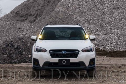 Diode Dynamics 18-21 Subaru Crosstrek Stage Series 2in LED Ditch Light Kit - Sport Yellow Combo thumbnail 4