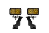 Diode Dynamics 16-21 Toyota Tacoma Stage Series 2in LED Ditch Light Kit - Yellow Pro Combo thumbnail 4