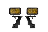 Diode Dynamics 16-21 Toyota Tacoma Stage Series 2in LED Ditch Light Kit - Yellow Pro Combo thumbnail 5