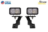 Diode Dynamics 16-21 Toyota Tacoma Stage Series 2in LED Ditch Light Kit - Pro White Combo thumbnail 1