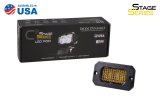 Diode Dynamics Stage Series 2 In LED Pod Sport - Yellow Flood Flush ABL Each thumbnail 9