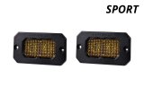 Diode Dynamics Stage Series 2 In LED Pod Sport - Yellow Flood Flush ABL (Pair) thumbnail 3
