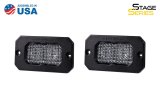 Diode Dynamics Stage Series 2 In LED Pod Sport - White Flood Flush RBL (Pair) thumbnail 2