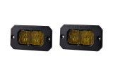 Diode Dynamics Stage Series 2 In LED Pod Sport - Yellow Fog Flush ABL (Pair) thumbnail 1