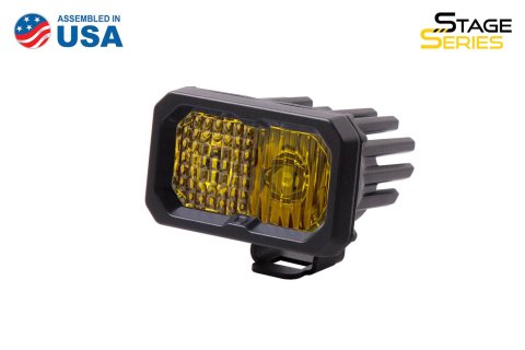 Diode Dynamics Stage Series 2 In LED Pod Pro - Yellow Combo Standard ABL Each