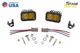 Diode Dynamics Stage Series 2 In LED Pod Pro - Yellow Combo Standard ABL (Pair) thumbnail 4