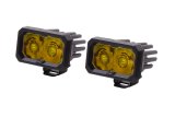 Diode Dynamics Stage Series 2 In LED Pod Sport - Yellow Spot Standard ABL (Pair) thumbnail 4