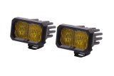 Diode Dynamics Stage Series 2 In LED Pod Sport - Yellow Fog Standard ABL (Pair) thumbnail 1