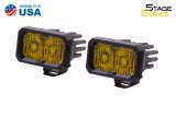 Diode Dynamics Stage Series 2 In LED Pod Sport - Yellow Driving Standard ABL (Pair) thumbnail 1