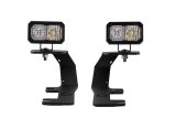 Diode Dynamics 14-19 Silverado/Sierra SSC2 LED Ditch Light Kit Sport - White Combo thumbnail 2