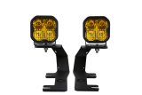 Diode Dynamics 14-19 Silverado/Sierra SS3 LED Ditch Light Kit - Yellow Pro Combo thumbnail 1