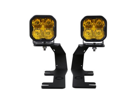 Diode Dynamics 14-19 Silverado/Sierra SS3 LED Ditch Light Kit - Sport Yellow Combo thumbnail 2