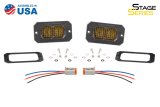 Diode Dynamics Stage Series 2in LED Pod Pro - Yellow Combo Flush ABL (Pair) thumbnail 8