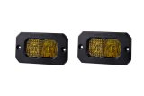 Diode Dynamics Stage Series 2in LED Pod Sport - Yellow Combo Flush ABL (Pair) thumbnail 1