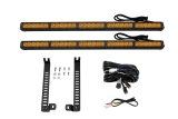 Diode Dynamics 14-19 Toyota 4Runner SS30 Dual Stealth Lightbar Kit - Amber Driving thumbnail 1