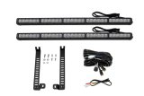 Diode Dynamics 14-19 Toyota 4Runner SS30 Dual Stealth Lightbar Kit - White Driving thumbnail 2
