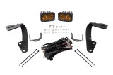 Diode Dynamics 10-21 Toyota 4Runner Stage Series 2in LED Ditch Light Kit - Yellow Pro Combo thumbnail 1