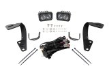 Diode Dynamics 10-21 Toyota 4Runner Stage Series 2in LED Ditch Light Kit Sport - White Combo thumbnail 1