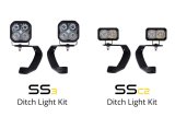 Diode Dynamics 10-21 Toyota 4Runner Stage Series 2in LED Ditch Light Kit Sport - White Combo thumbnail 9