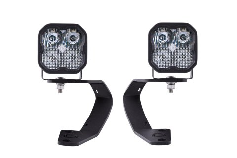 Diode Dynamics 10-21 Toyota 4Runner SS3 LED Ditch Light Kit - Pro White Combo
