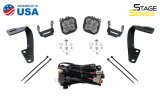 Diode Dynamics 10-21 Toyota 4Runner SS3 LED Ditch Light Kit Sport - White Combo thumbnail 7