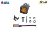Diode Dynamics Stage Series C1 LED Pod - Yellow SAE Fog Standard ABL Each thumbnail 5