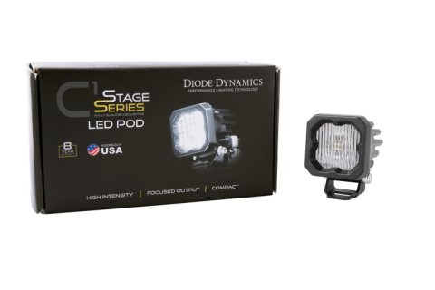 Diode Dynamics Stage Series C1 LED Pod - White SAE Fog Standard ABL Each thumbnail 4