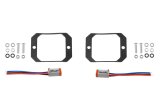 Diode Dynamics Stage Series C1 Flush Mount Mounting Kit (Pair) thumbnail 1