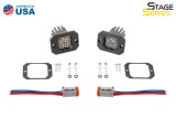 Diode Dynamics Stage Series C1 LED Pod Pro - White Flood Flush RBL (Pair) thumbnail 5