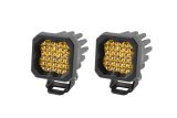 Diode Dynamics Stage Series C1 LED Pod Pro - Yellow Flood Standard ABL (Pair) thumbnail 1
