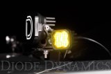 Diode Dynamics Stage Series C1 LED Pod Pro - Yellow Flood Standard ABL (Pair) thumbnail 6