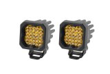 Diode Dynamics Stage Series C1 LED Pod Sport - Yellow Flood Standard ABL (Pair) thumbnail 3