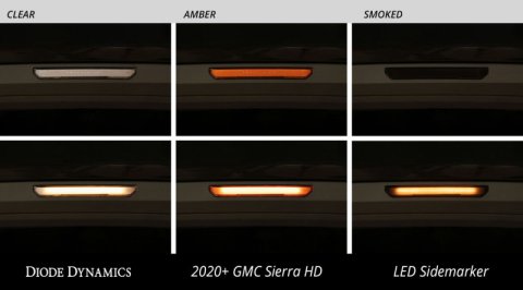 Diode Dynamics 20-21 Sierra 2500/3500 HD LED Sidemarkers - Amber Set thumbnail 7