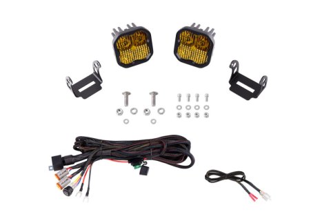 Diode Dynamics 21-22 Ford Bronco SS3 LED Ditch Light Kit - Sport Yellow Combo thumbnail 3