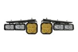 Diode Dynamics 2021 Ford Bronco Stage Series Fog Pocket Kit - Yellow Pro thumbnail 1