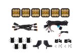 Diode Dynamics Bronco SS5 6-Pod CrossLink Grille Lightbar Kit Pro - Yellow Combo thumbnail 2